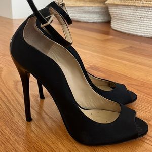Brian Atwood peep toe pumps